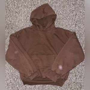 Large Brown Yeezy Gap Hoodie